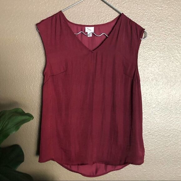 a new day Maroon sleeveless top - Picture 1 of 4